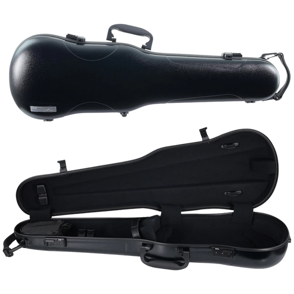 GEWA Air 1.7 Shaped Violin Case 4/4 Matte Black with Subway Handle