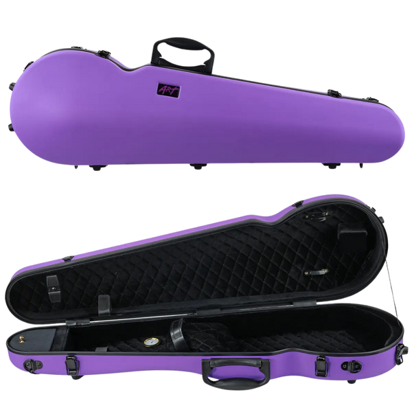 ART Shaped Violin Case Amethyst Purple 1/4-1/2