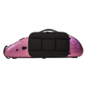 HQ Polycarbon Violin Case Half Moon Adjustable 1/2-4/4 - DIGI Pink