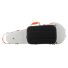 JML Carbon Fibre 1.7 Shaped Adjustable Viola Case White with Orange 15"-16.5"