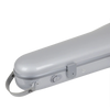 JML Carbon Fibre 1.5 Shaped Violin Case Silver 4/4