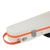JML Carbon Fibre 1.7 Shaped Adjustable Viola Case White with Orange 15"-16.5"