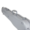 JML Carbon Fibre 1.5 Shaped Violin Case Silver 4/4