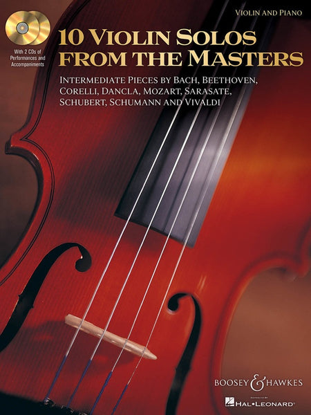 10 Violin Solos from the Masters for Violin and Piano with CD