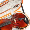 JML Carbon Fibre 1.7 Shaped Adjustable Viola Case White with Orange 15"-16.5"