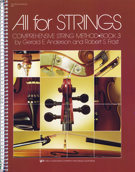 All for Strings Book 3 Teacher Score
