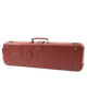 HQ Prestige Italian Leather Oblong Violin Case - Brown