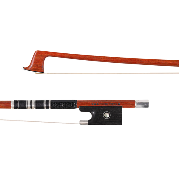 Egidius Dorfler *** Pernambuco Violin Bow with Round Stick and Stirling Silver Mounting