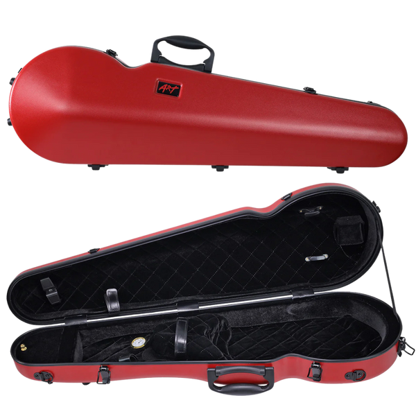 ART Shaped Violin Case Cherry Red 3/4-4/4