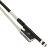 *Alfred Knoll* Pernambuco Silver Mounted Violin Bow with Round Stick 4/4