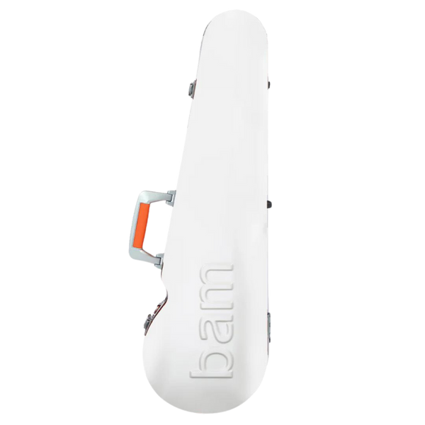 BAM Graffiti Contoured Hightech Violin Case White/Orange 4/4