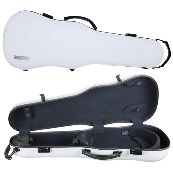 GEWA Air Shaped Viola Case Adjustable White with Subway Handle