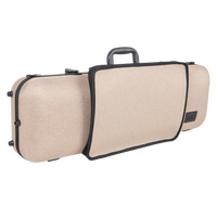 GEWA Bio-A Oblong Violin Case with Sheet Music Pocket 1/2-4/4 Beige