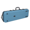 GEWA Bio-A Oblong Violin Case with Sheet Music Pocket 1/2-4/4 Blue