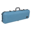 GEWA Bio-A Oblong Violin Case with Sheet Music Pocket 1/2-4/4 Blue