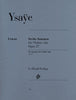 Ysaye, Six Sonatas Op. 27 for Unaccompanied Violin (Henle)