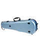 HQ ABS Shaped Violin Case 1/4-4/4 - Pastel Blue