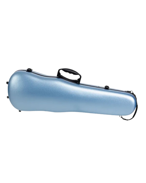 HQ ABS Shaped Violin Case 1/4-4/4 - Pastel Blue