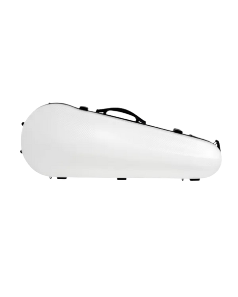 HQ PC Contour Violin Case 1/2-3/4 - White