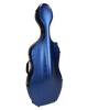 HQ Polycarbon Cello Case 4/4 - DIGI Blue