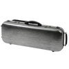 HQ Polycarbon Viola Case Oblong - Brushed Matte Silver and Black