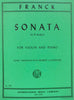 Franck, Sonata in A Major for Violin and Piano (IMC)