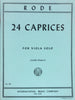 Rode, 24 Caprices for Viola (IMC)
