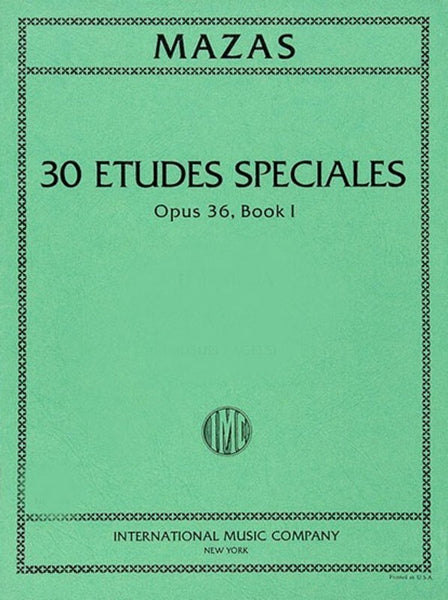 Mazas, Etudes Speciales Op. 36 No. 1 for Violin (IMC)