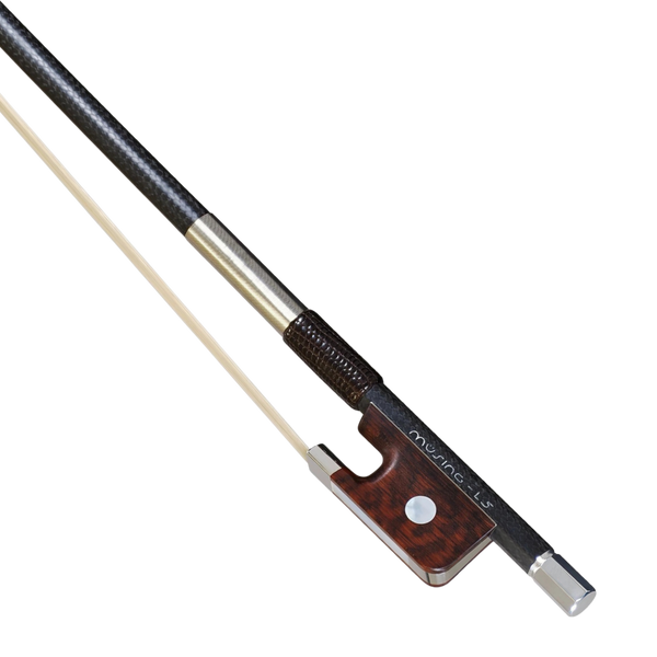 Muesing Cello Bow: L5 Carbon Fibre with Stainless Steel Fittings and Snakewood Frog