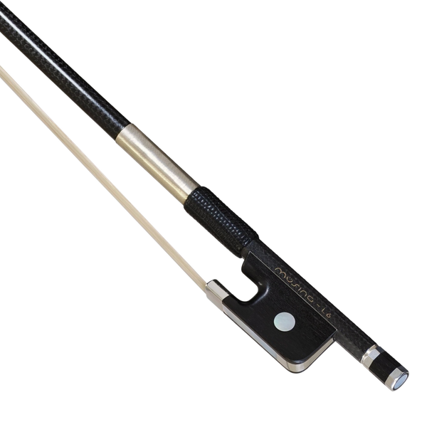 Muesing Cello Bow: L6 Carbon Fibre with Silver Fittings