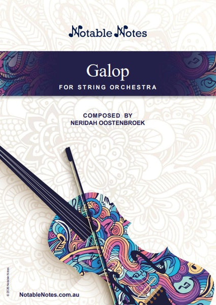 Galop (Neridah Oostenbroek) for String Orchestra