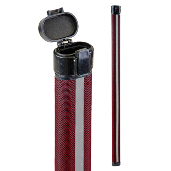 TG Aluminium Bow Tube with Fabric for Violin or Cello - Red