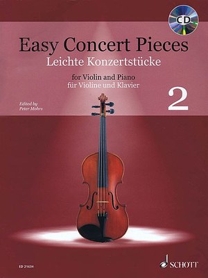 Easy Concert Pieces Volume 2 for Violin and Piano with CD (Schott)