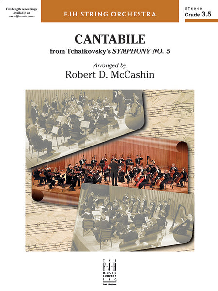 Cantabile from Symphony No. 5 (Tchaikovsky arr. McCashin) for String Orchestra
