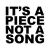Sticker - It's a Piece not a Song