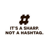 Sticker - It's a Sharp, Not a Hashtag
