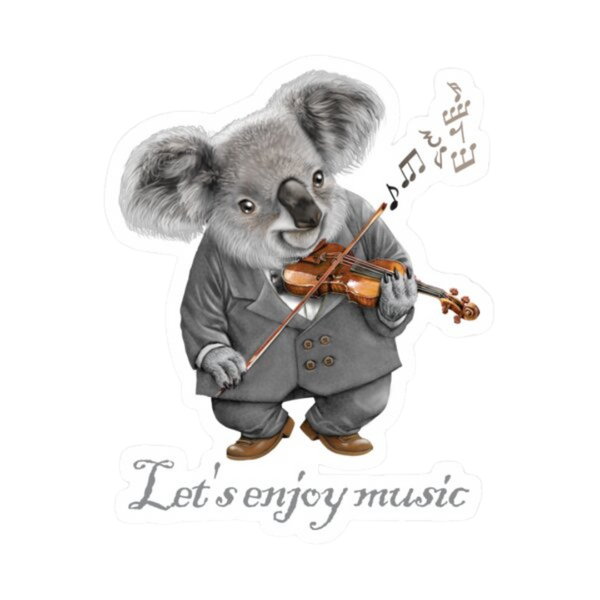 Sticker - Koala playing Violin