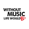 Sticker - Without Music, Life Would Be Flat