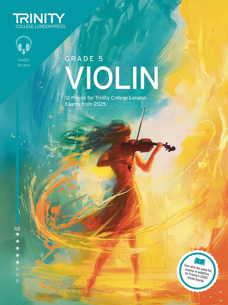 Trinity College London Violin from 2025 Grade 5 with Online Accompaniments