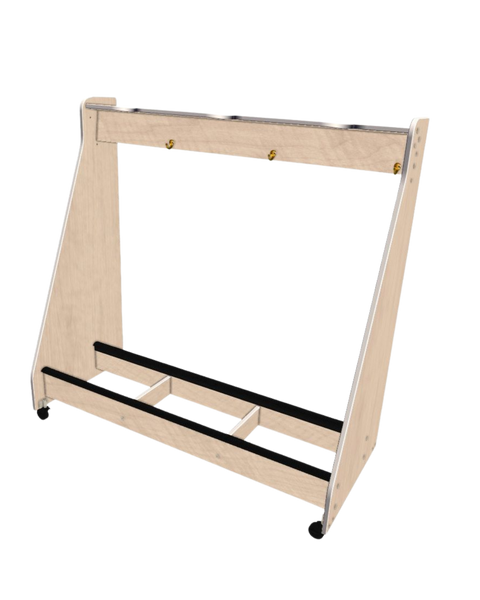 Wenger Double Bass Rack Maple Finish (3 Unit)