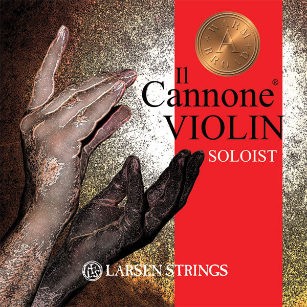 Larsen Il Cannone Soloist Violin String Set (Warm and Broad A String)