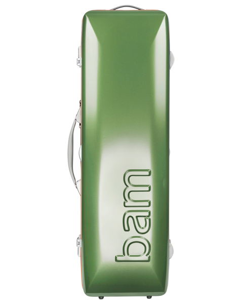 BAM Graffiti Oblong Hightech Violin Case Green/Orange 4/4