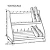 Wenger 16 Unit Violin/Viola Storage Unit Maple Finish
