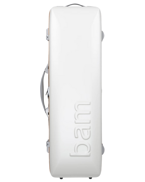 BAM Graffiti Oblong Hightech Violin Case White/Orange 4/4