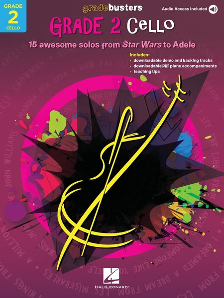 Gradebusters Grade 2 for Cello with Online Accompaniments