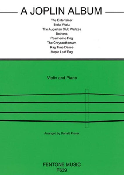 A Joplin Album for Violin and Piano (Fentone)
