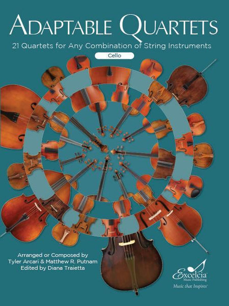 Adaptable Quartets for Strings Cello (Excelcia Music Publishing)