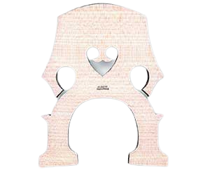 Aubert Double Bass Bridge Untreated #20 1/16