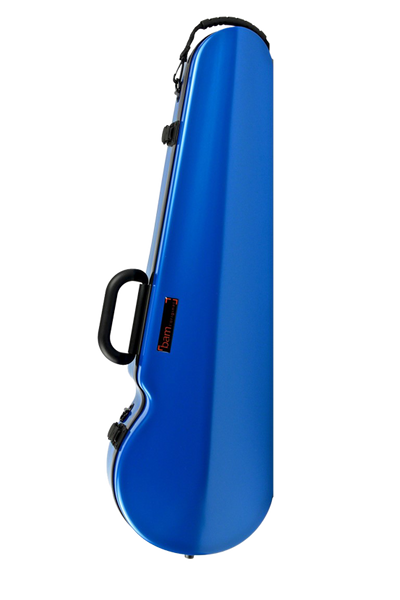 BAM Contoured Hightech Violin Case Azure Blue 4/4