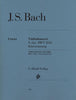 Bach, J.S., Concerto in E BWV 1042 for Violin and Piano (Henle)